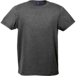 145g Barron Crew Neck T-Shirt Charcoal Melange